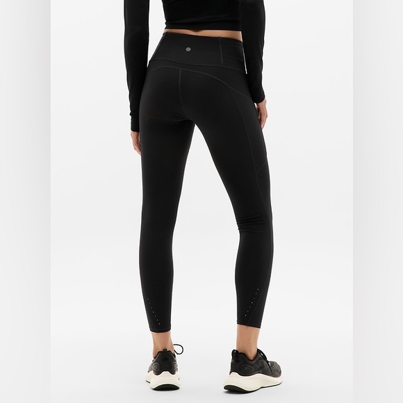 Athleta Rainier High Compression Brushed Interior High Rise Legging - Black - Sm - Picture 2 of 11